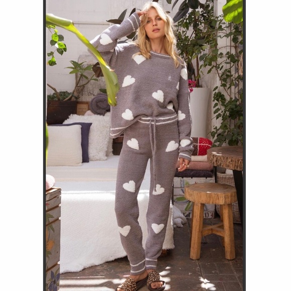 BERBER Hearts Jogger Pants - Picture 1 of 5